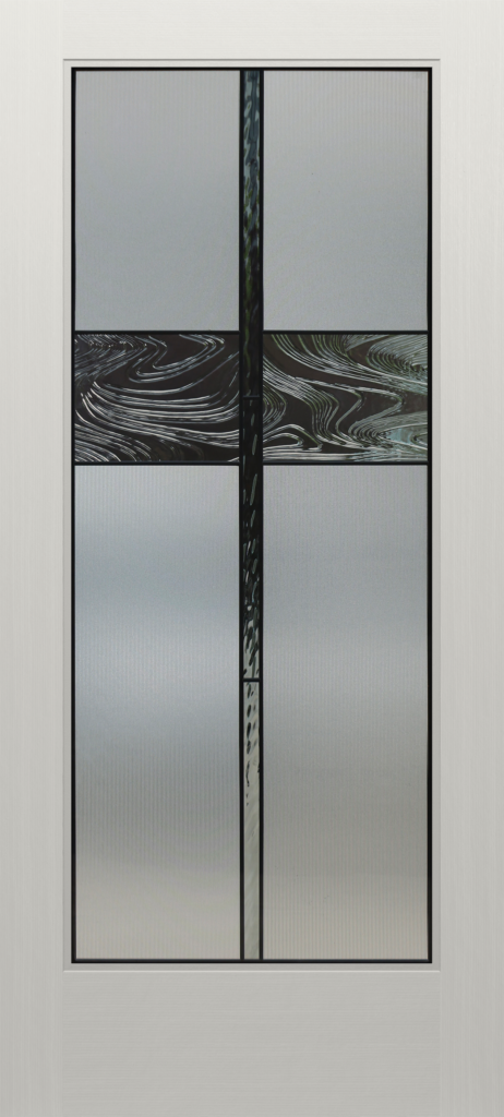 Nova 90 Full Lite Chapelle Direct Glazed Deco Glass