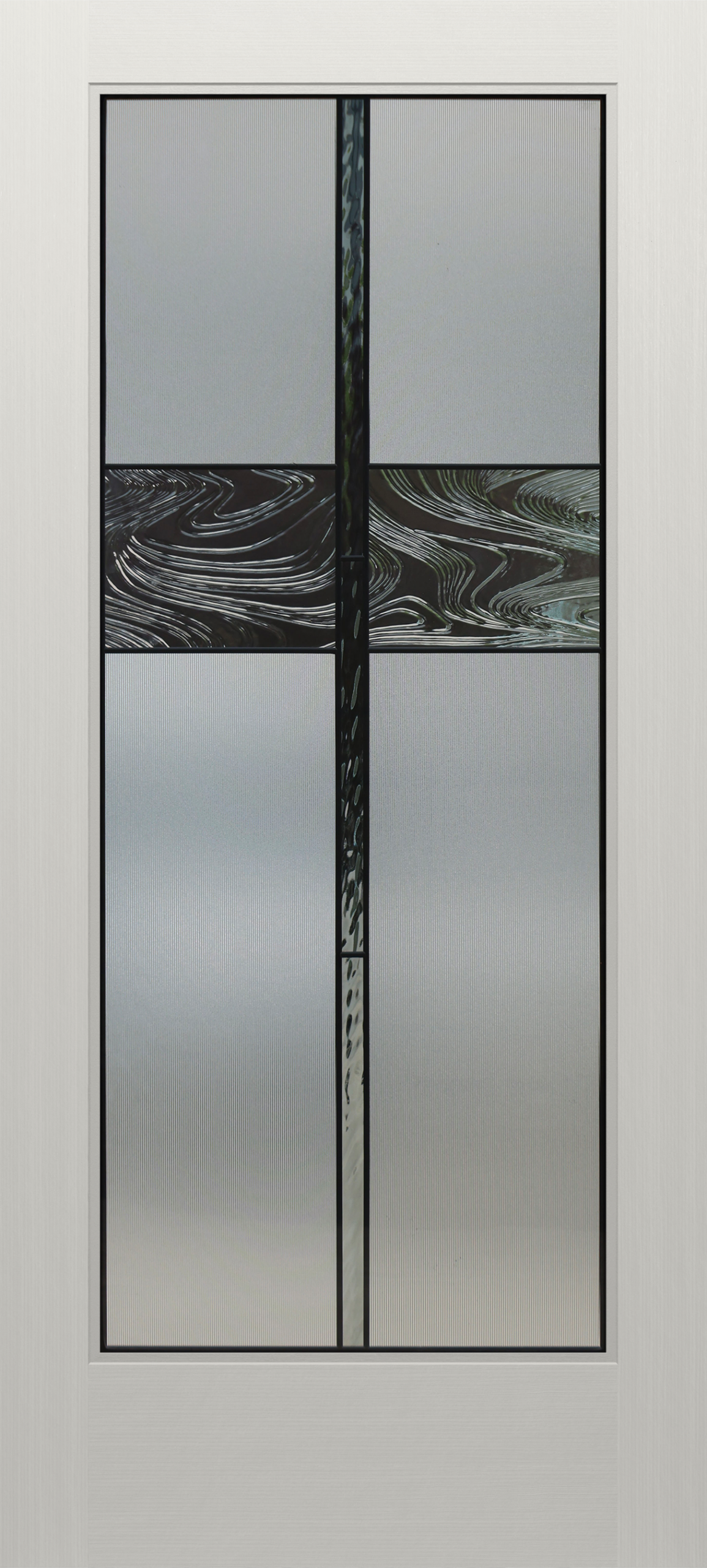 Nova 90 Full Lite Chapelle Direct Glazed Deco Glass
