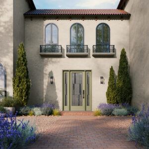 Nova 90 Full Lite Sonata Direct Glazed Deco Glass