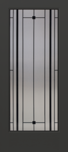 ONYX Full Lite Triomphe Direct Glazed Deco Glass